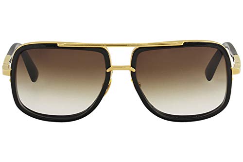 Sunglasses Dita MACH ONE DRX 2030 B Shiny 18K Gold-Black w/D.Brown to ClearAR