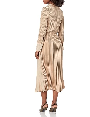 Vince Women s Pintuck Pleated Shirt Dress