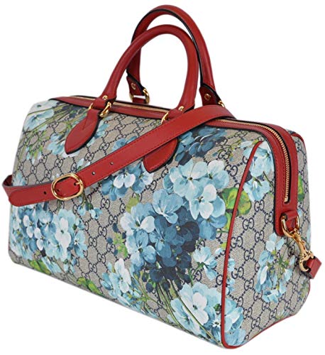 Gucci Women s GG Supreme BLOOMS Convertible Boston Bag