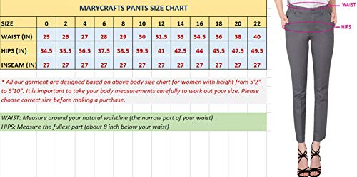 Marycrafts Women s Work Ankle Dress Pants Trousers Slacks