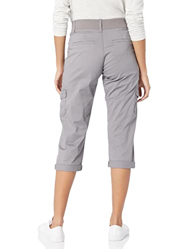 LEE Women s Relaxed-Fit Austyn Knit-Waist Cargo Capri Pant