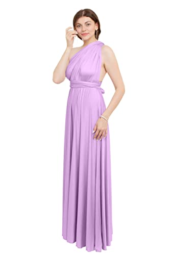 Women s Infinity Dress for Bridemaids - Multi-Way Wrap Convertible Dress Floor Length Maxi Fitable to Anyone