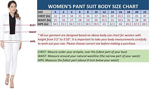 Marycrafts Women s Business Blazer Pant Suit Set for Work