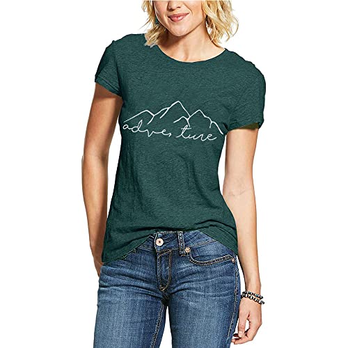 Women Mountain Adventure Workout Tanks Hiking Camping Graphic Athletic Sleeveless Funny Tee Tops