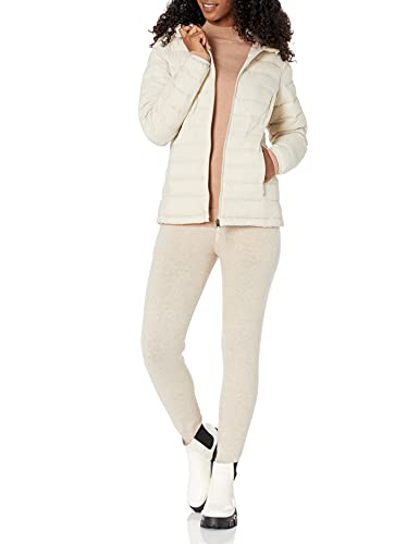 Amazon Essentials Women s Lightweight Long-Sleeve Full-Zip Water-Resistant Packable Hooded Puffer Jacket