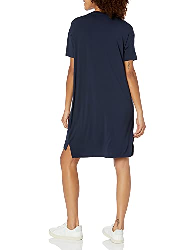 Daily Ritual Women s Jersey Oversized-Fit Short-Sleeve Pocket T-Shirt Dress