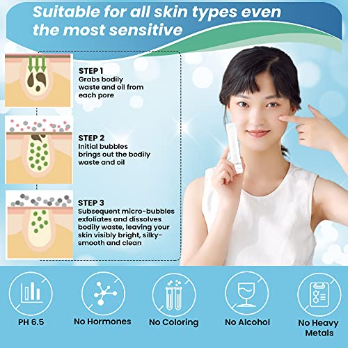 Lashie Bubble Mask (20-pack) CERAGEM HEALTH & BEAUTY – Brightening, Pore Cleansing & Hydrating Foaming Facial Mask – Pore-Minimizing / Anti-Wrinkle / Clear Complexion – K-BEAUTY: Highly Effective Korean Skincare