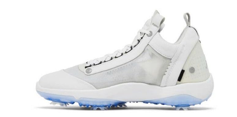 AIR Jordan XXXIV Low Men s Golf DD9184 100 White/Metallic Silver KC (us_Footwear_Size_System, Adult, Men, Numeric, Medium, Numeric_8)