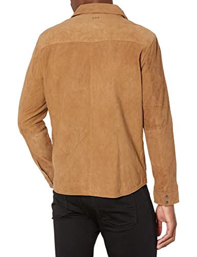 John Varvatos Star USA Men s Shilo Light Suede Shirt Jacket