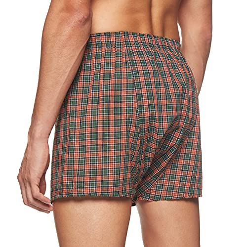 Hanes Mens Tagless Boxer With Exposed Waistband Multi-Packs