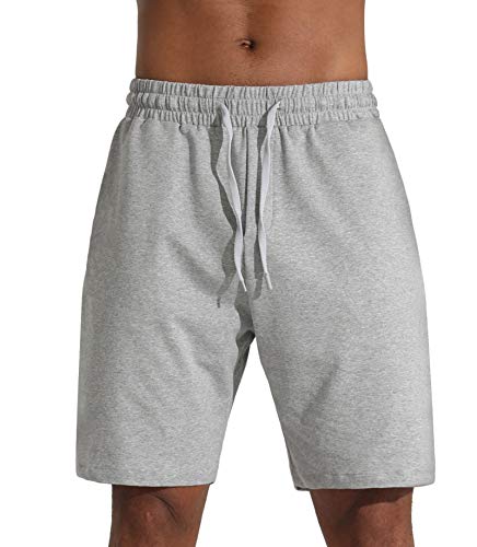 THE GYM PEOPLE Men s Lounge Shorts with Deep Pockets Loose-fit Jersey Shorts for Running,Workout,Training, Basketball