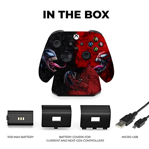 Original X-box Wireless Controller and Stand Compatible with X-box One|Series X|S - Customized in USA with Advanced HydroDip Print Technology(Not Just a Decal)(Controller Included)