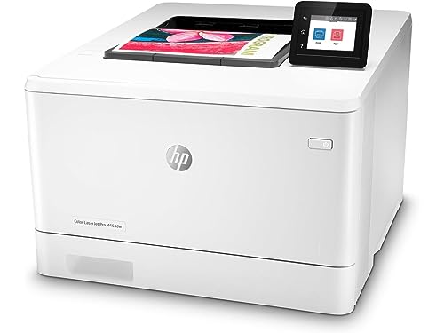 HP Manufacturer RENEWED Laserjet PRO M454DW Printer 28PPM 600X600DPI 300-SHEET, White