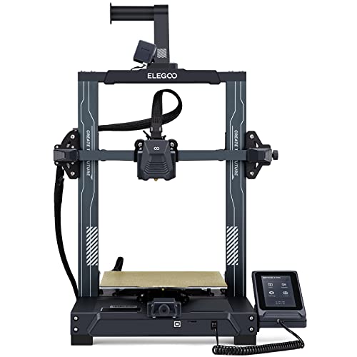 ELEGOO Neptune 3 Pro FDM 3D Printer with Auto Bed Leveling, Dual-Gear Direct Extruder, Dual Lead Screw Drive, Removable Capacitive Screen, 8.85x8.85x11in Large Printing Size