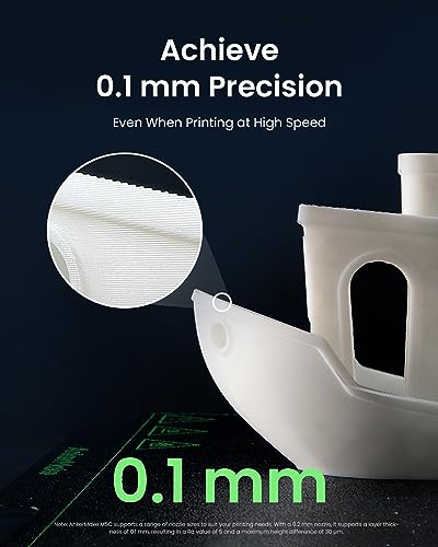 AnkerMake M5C 3D Printer, 500 mm/s High-Speed Printing, All-Metal Hotend, Supports 300℃ Printing, Control via Multi-Device, Intuitive, 7×7 Auto-Leveling, 220×220×250 mm Print Volume