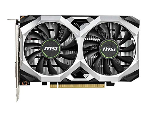 MSI Gaming GeForce GTX 1650 128-Bit HDMI/DP/DVI 4GB GDRR6 HDCP Support DirectX 12 VR Ready OC Graphics Card (GTX 1650 D6 Ventus XS OC)