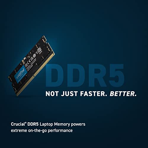 Crucial RAM 64GB Kit (2x32GB) DDR5 4800MHz CL40 Laptop Memory CT2K32G48C40S5