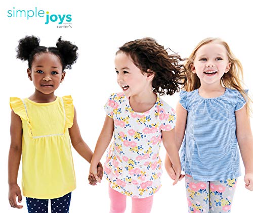 Simple Joys by Carter s Toddlers and Baby Girls  Short-Sleeve Shirts and Tops, Multipacks