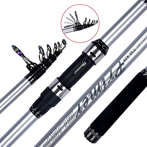 GGRBH Surf Rod 5.3/5.0/4.5/4.2/4.05/3.9m Telescopic Fishing Trip Spinning Power 60-200g Casting Surf Rod Coastal Casting Rod