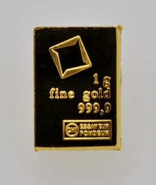 Valcambi 1gram Combibar .999 Fine Gold Bar