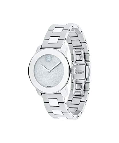 Movado Bold, Stainless Steel Case, Silver Dial, Stainless Steel Bracelet, Women, 3600568