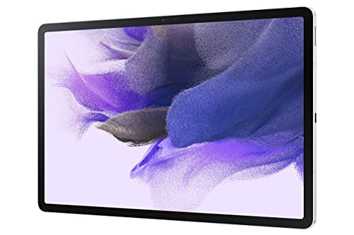 SAMSUNG Galaxy Tab S7 FE 12.4” 64GB WiFi Android Tablet w/ S Pen Included, Large Screen, Multi Device Connectivity, Long Lasting Battery, 2021, ‎SM-T733NZSAXAR, Mystic Silver