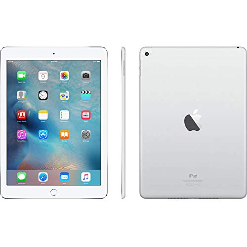 Apple iPad Air 2, 16 GB, Silver, Newest Version (Renewed)