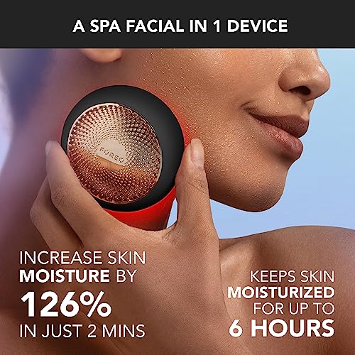 FOREO UFO 3-5-in-1 Full Facial LED Mask Treatment - Deep Moisturiser - Anti Aging Face Mask Beauty - Cryotherapy - Face Massager