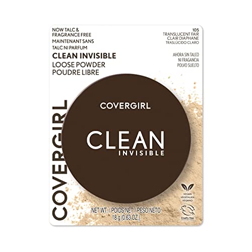 COVERGIRL Clean Invisible Loose Powder, Translucent Fair, Case of 72