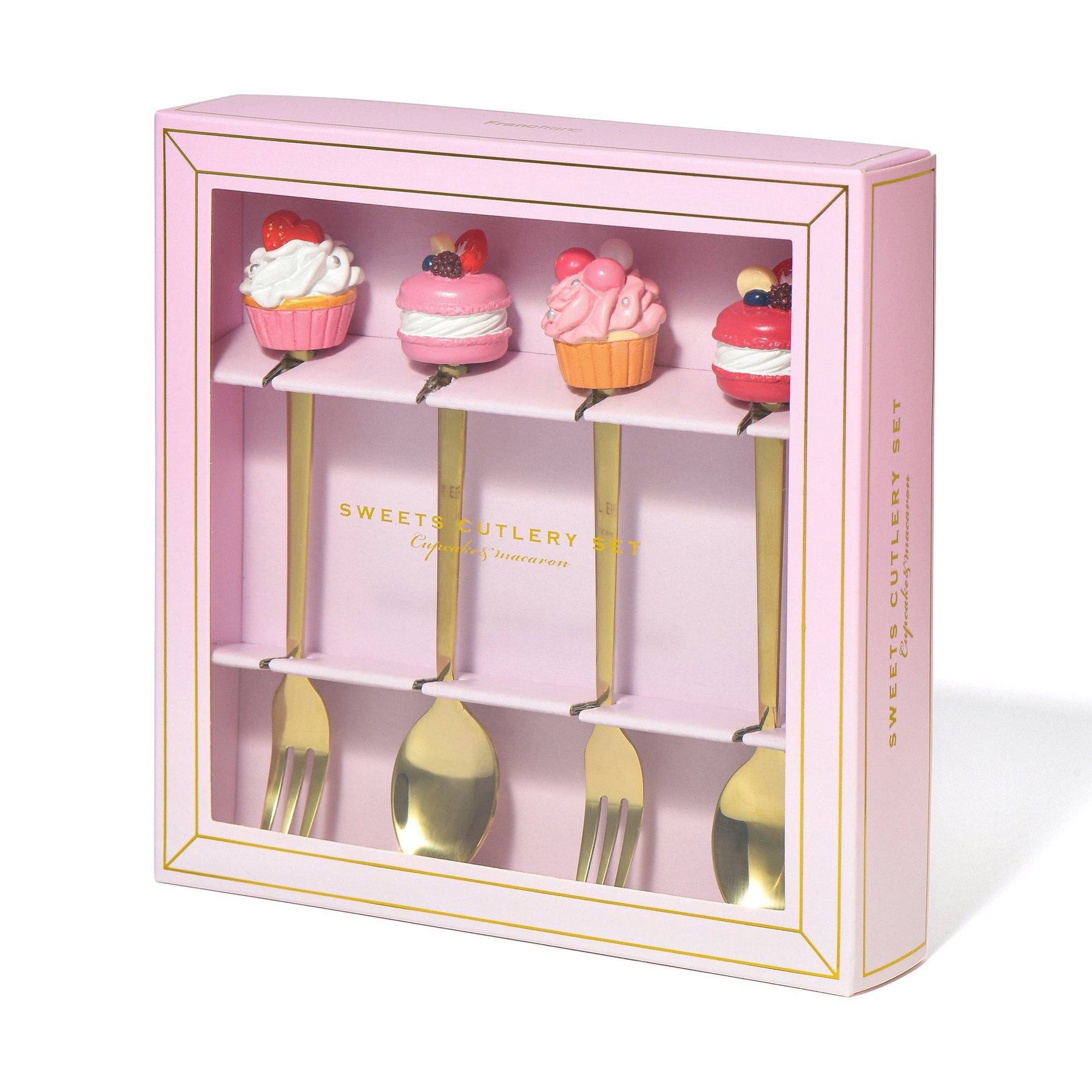 Sweets Cutlery Set Pink