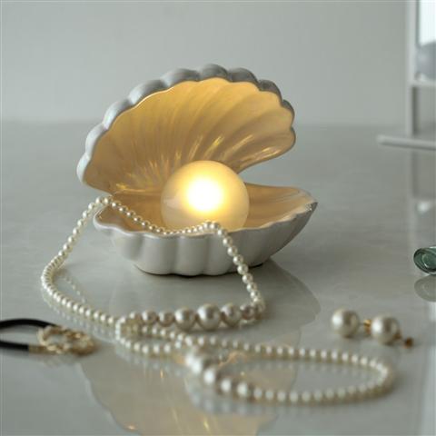 Shell Lamp White