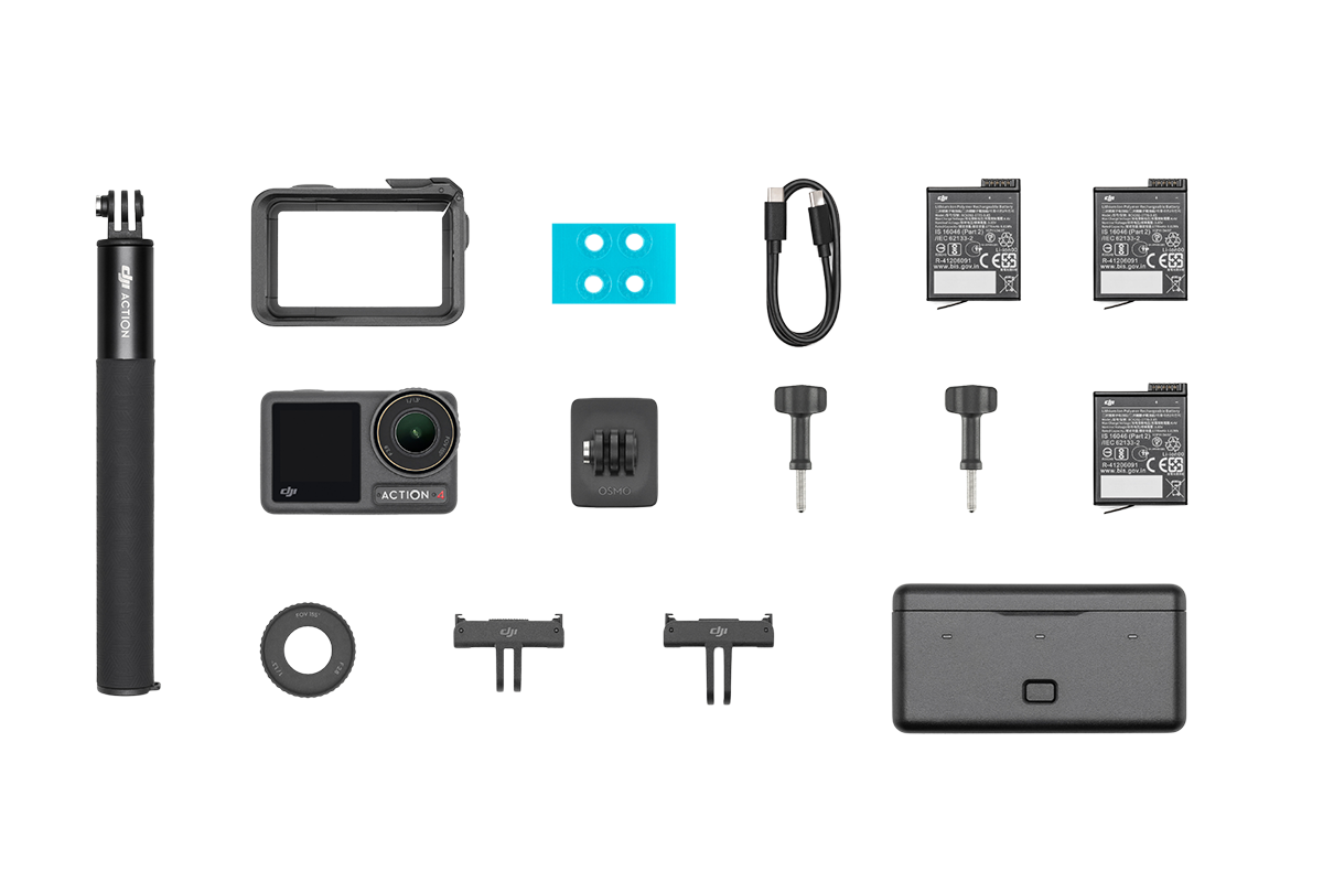 DJI Osmo Action 4 Action Cam Adventure Combo