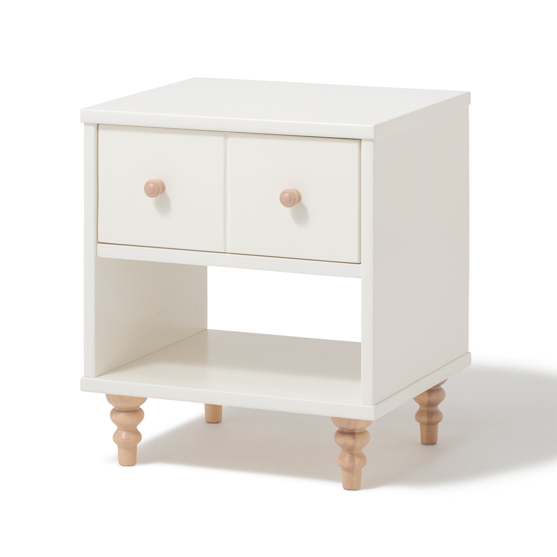 Lana Night Table 2 White X Natural (W417 X H466)