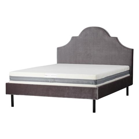 Brissa Bed Crown Double Gray  (A) W1485 X D2085 X H1255Mm