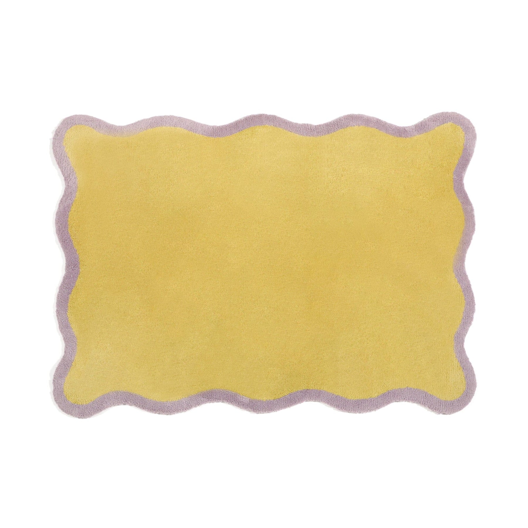 Wave Frame Rug M 2000 X 1400 Yellow X Purple