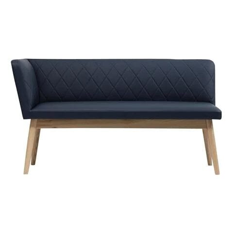 Pioni Couch R Navy X Natural (W1350 × D537 × H740)