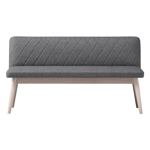 Pioni Sofa Gray X White (W1350 × D537 × H740)