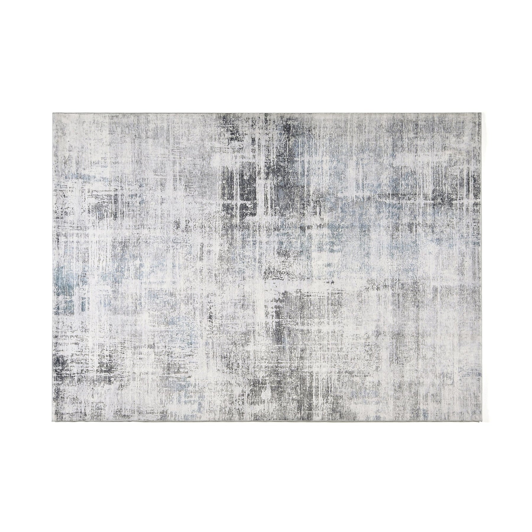 Rich Fur Print Rug Grunge M Grey