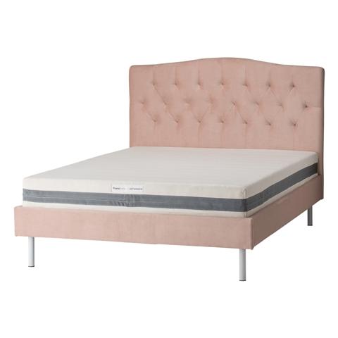 Brissa Bed Dimple Single Pink (A) (W1065 X D2090 X H1230Mm)